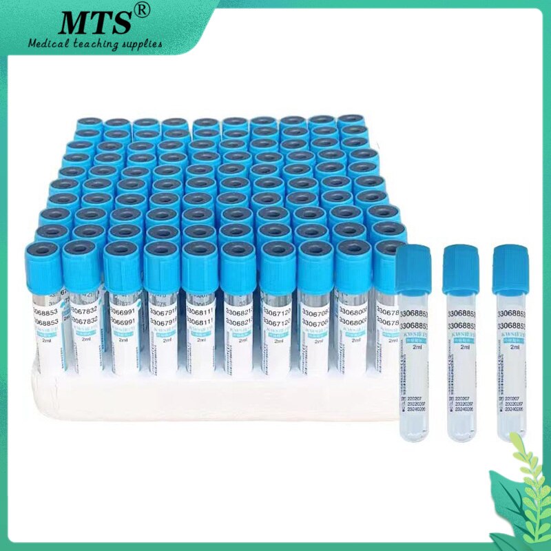 2 مللي 5 مللي 10 مللي سيترات الصوديوم فراغ الأوعية الدموية المتاح كاب أزرق المعقمة الطبية فراغ PT التخثر السفينة