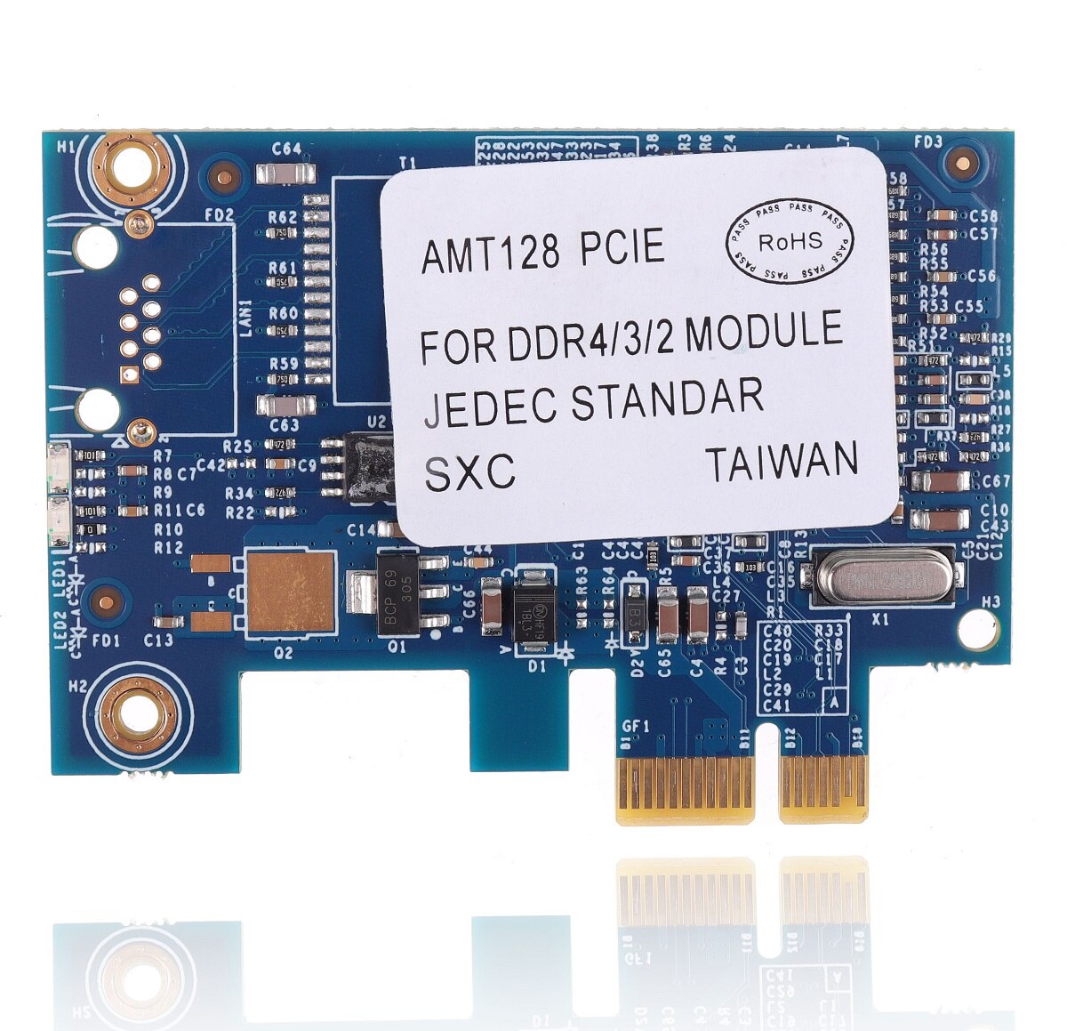 أدوات اختبار ذاكرة الوصول العشوائي DDR4 DDR3 DDR2 بطاقة AMT128 Pci-E المهنية محلل إصلاح وحدة الذاكرة اختبار الصيانة