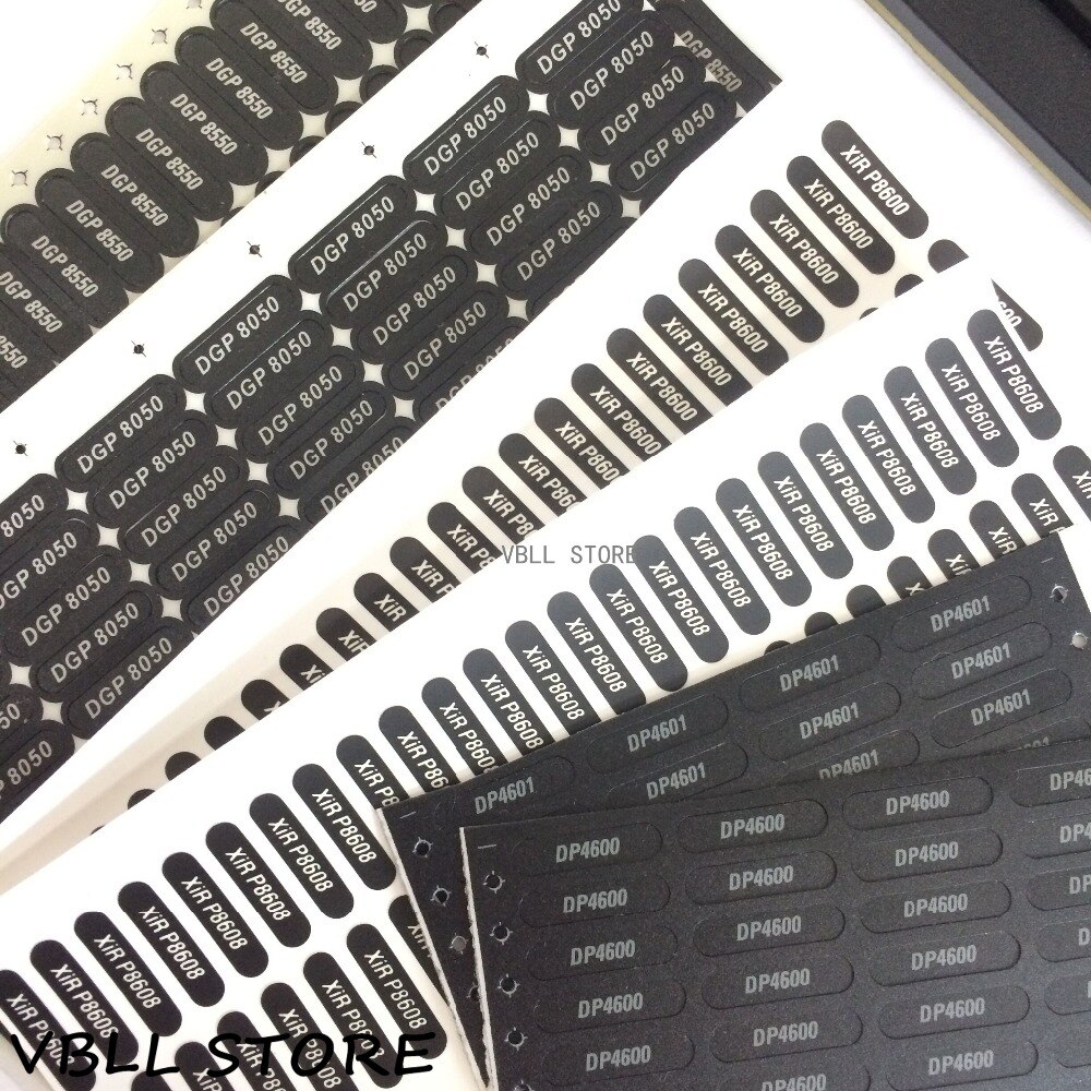 1 مجموعة//5 قطعة الجبهة التسمية ملصقا ل XPR7550 XPR7580 DP4600 DP4601 XiR P8268 P8660 P8668 DGP8050 DGP8550 اتجاهين راديو