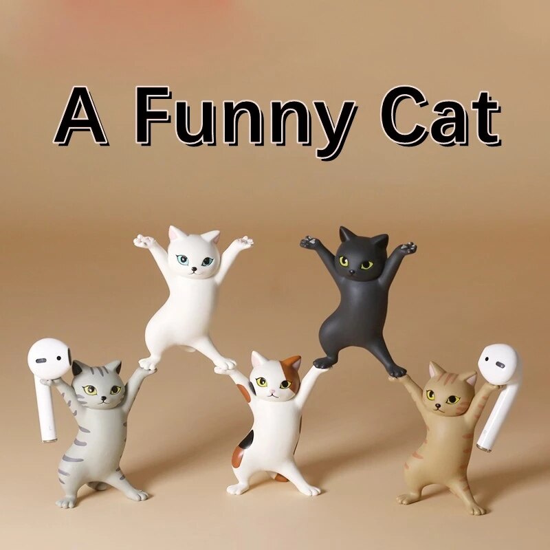 مضحك القط حامل قلم مكتب القط القلم حامل رف الكتب سماعة قوس ديكور المنزل مهرجان الديكور الساحرة كيتي تخزين مجموعة