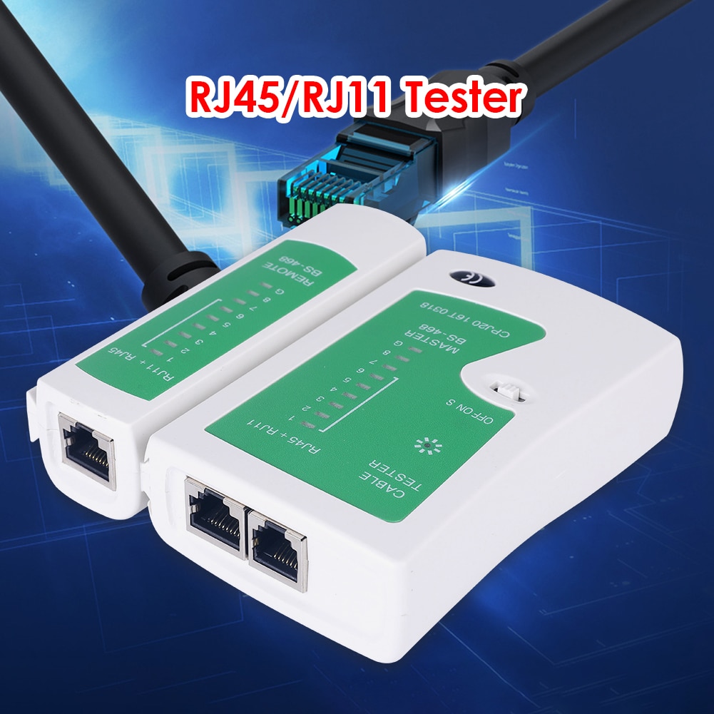 شبكة كابل تستر RJ45 RJ11 LAN UTP إيثرنت سلك معدني للكشف عن أداة إصلاح المحمولة كابل الشبكة تستر