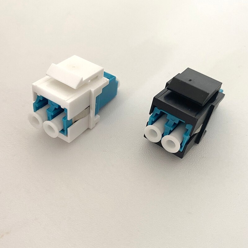 10 حزمة الألياف كيستون الرافعات المفاجئة المناسب دوبلكس LC موصل البصرية الرافعات محول