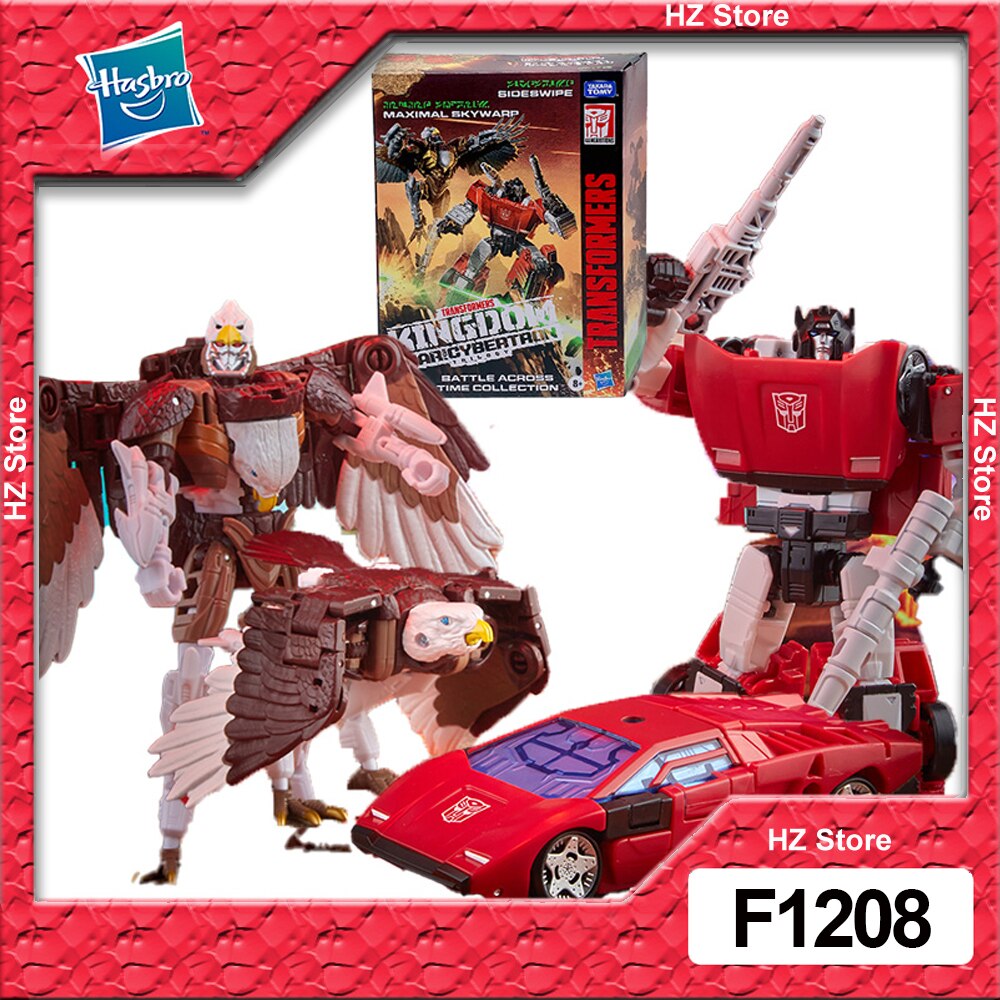 هاسبرو محولات اللعب الأجيال المملكة معركة عبر الزمن 14 سنتيمتر جمع ديلوكس فئة WFC-K42 Sideswipe و أقصى Skywarp