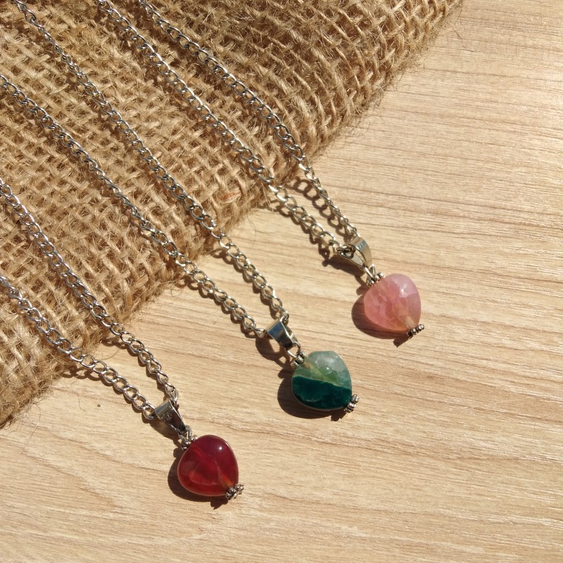 سلسلة معدن بدلاية عقيق