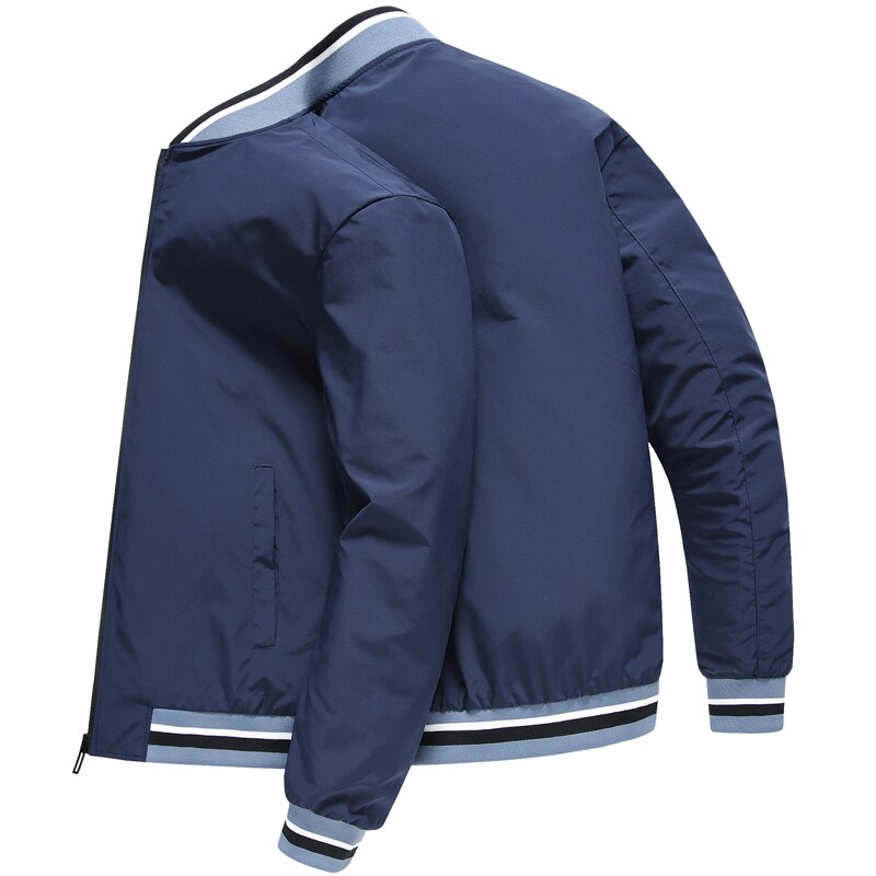 New Men Bomber Jacket Windbreaker Casual Cargo Jackets Autumn Men's Sportswear Military Baseball Coats Windproof Slim Outwear