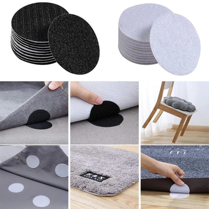 Self adhesive Fastener Dots Household antiskid sticker Hooks and Loops Sofa carpet fastener Velcros adhesive HK-148