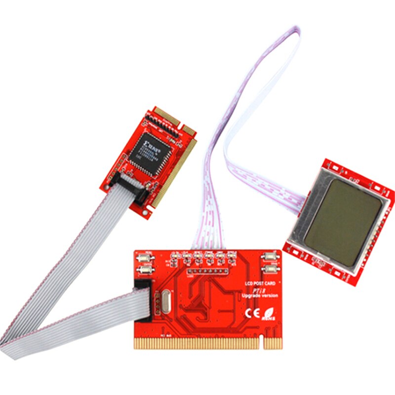 جهاز كمبيوتر محمول مزود بكابل لكمبيوتر سطح المكتب لأجهزة الكمبيوتر المحمول والبطاقة التشخيصية لأجهزة الكمبيوتر المحمول