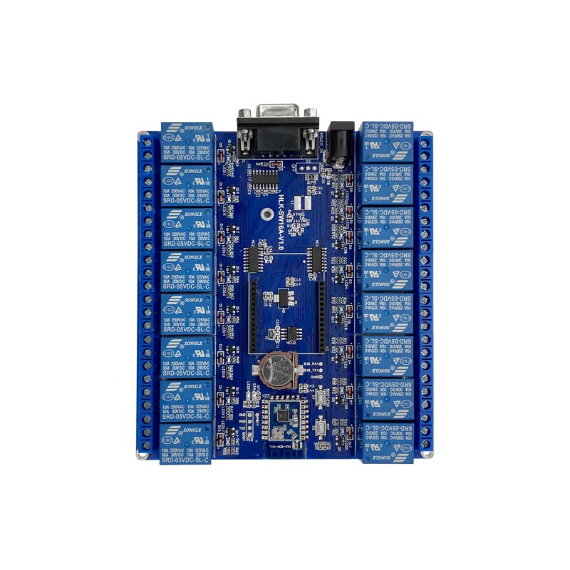 JINYUSHI ل مرحبا لينك HLK-SW16A 16 قنوات لوحة تحكم عن بعد أندرويد/هاتف ذكي CWiFi التتابع/WiFi التتابع وحدة استبدال SW16