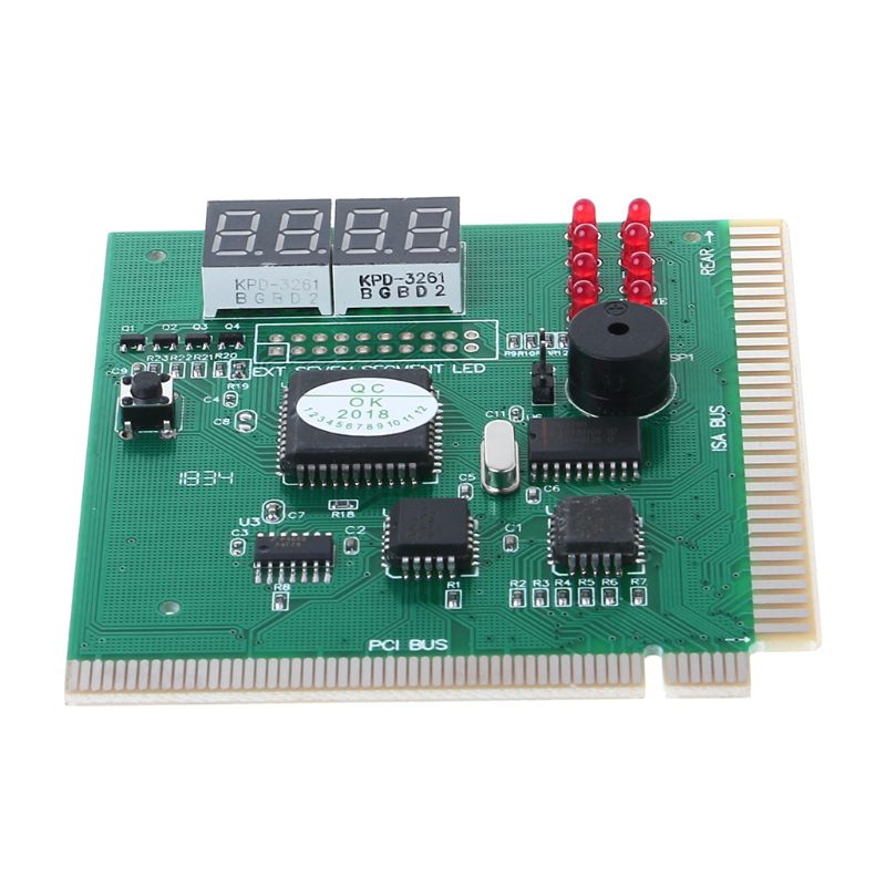 2022 جديد ل 4 أرقام جهاز كمبيوتر شخصي بطاقة التشخيص اللوحة الأم اللوحة الرئيسية آخر اختبار PCI ISA