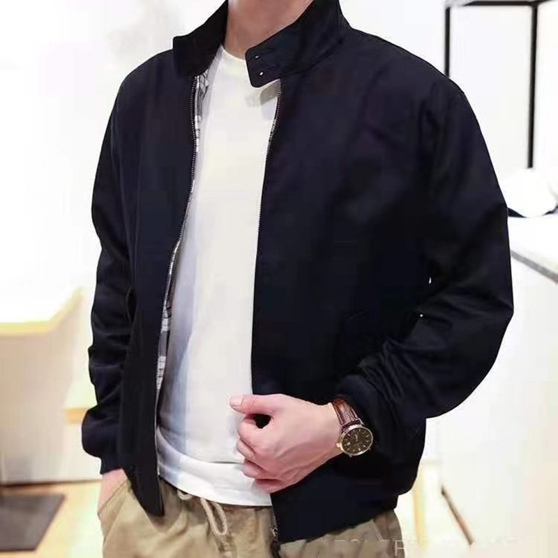 جاكيت رجالي جديد لخريف وشتاء 2022 عالي الجودة بتصميم حصان صغير معطف رجالي غير رسمي سترة رجالية دافئة