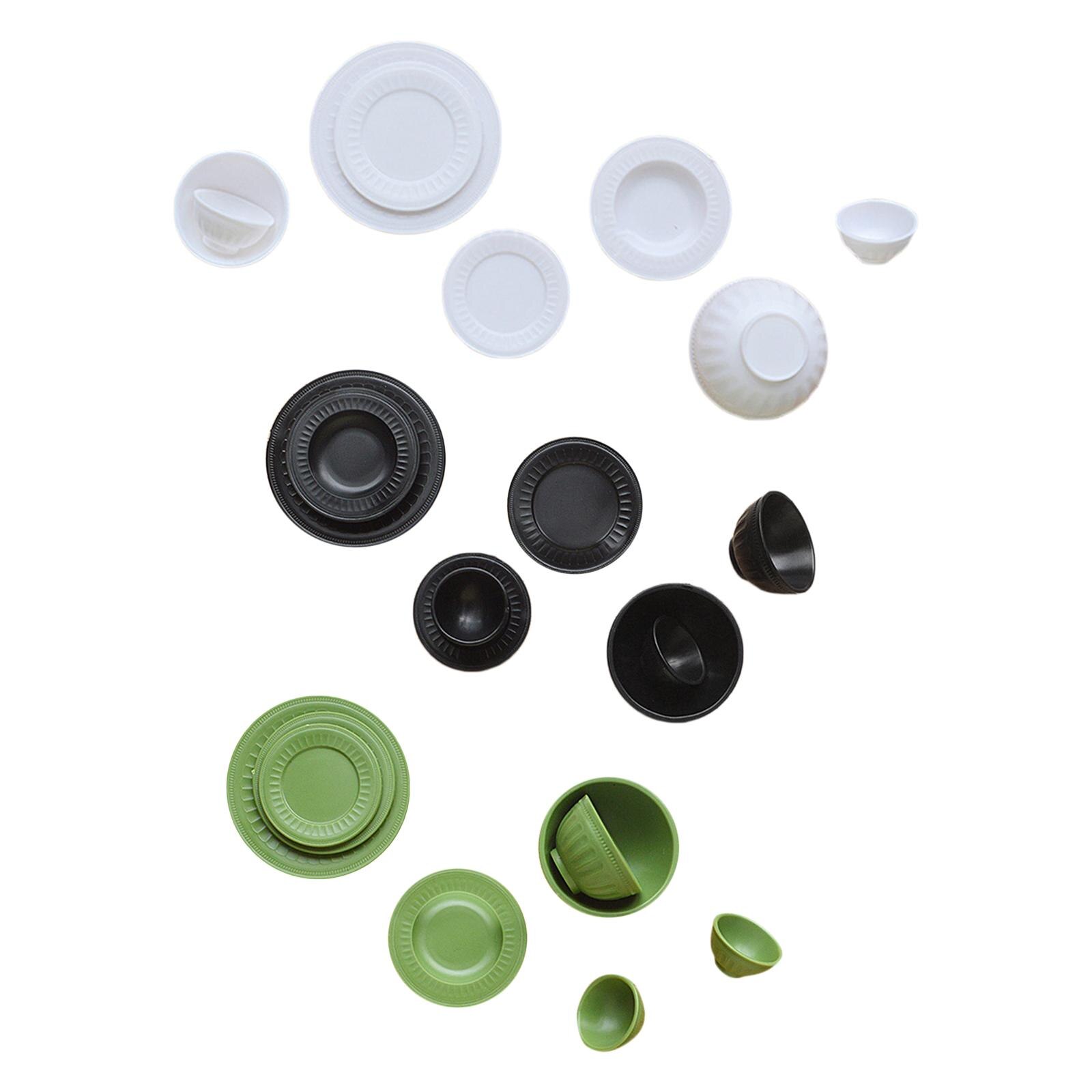 8 قطعة دمية مصغرة اكسسوارات المطبخ 1:6 لوحة السلطانية لتقوم بها بنفسك