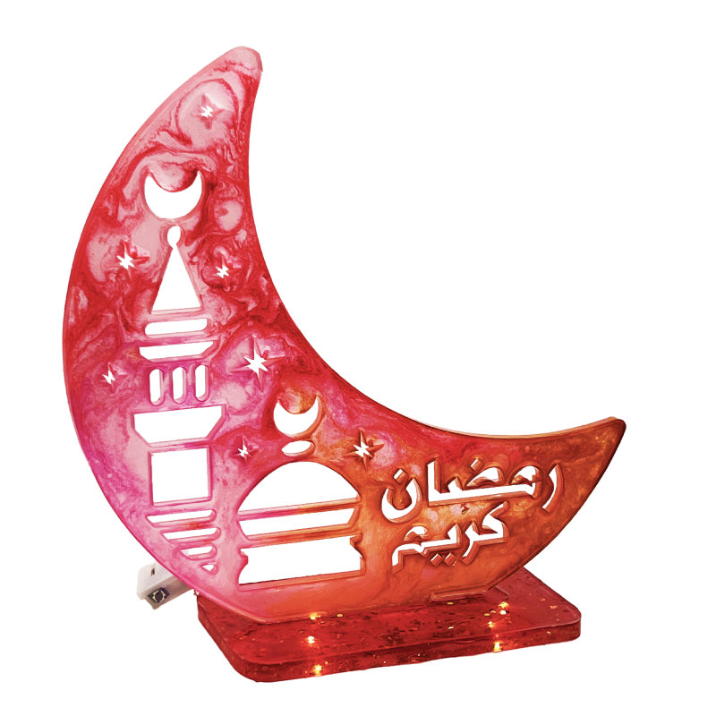 ستاند أباجورة هلال ريزن